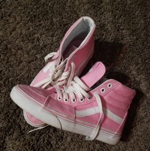 Womans pink vans size 7